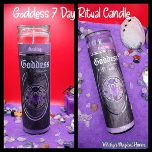 Goddess 7 Day Ritual Candle